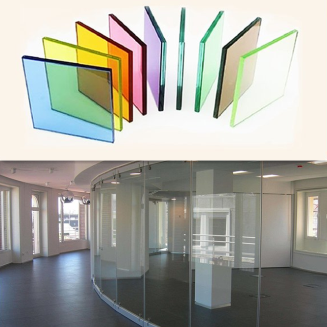 4+4mm Structure 1.52mm Pvb Laminated Tempered Glass Anti Uv For Balustrades