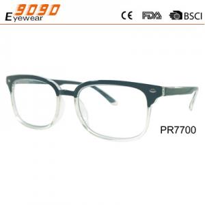 China 2018 new design reading glasses with semi-rimless ,multi-focal lens,suitable for women and men on sale