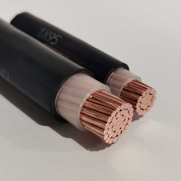 YJV 0.6/1KV 3*25+2*16 Low Voltage Cable XLPE Insulated PVC Sheath Power Cable