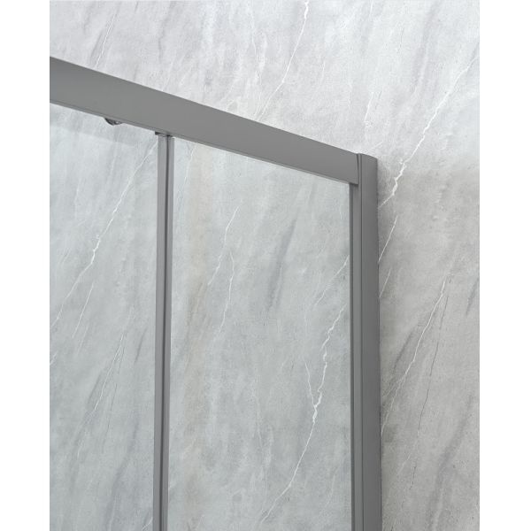 Sliding Opening European Shower Enclosure With Alum Frame And 5/6mm Tempered Glass