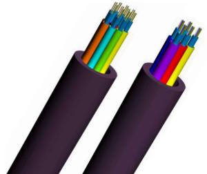 China JETnet Outdoor Fiber Optic Cable Air-Blowing with HDPE Guided Tubes to HDPE Duct on sale