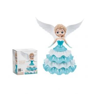 China Electric Dancing Princess Universal Rotating Cool Light Music Wings Aisha Princess Girl Toy Christmas Birthday Gift on sale