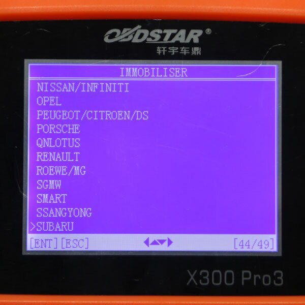 Immobiliser Odometer Adjustment Car Key Programmer OBDSTAR X300 PRO3 X-300 Key Master