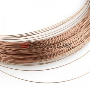 Buy cheap DIN.2.1247 CuBe2 Beryllium Copper Wire For Spring Connectors product