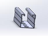 Hot Galvanized C U Steel Profile Cold Formed Steel For PV solar Plant Project Thickness 1.4-3mm