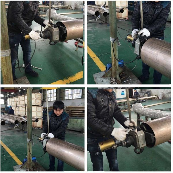 Easy Operation Weld Prep Machine Electric / Pneumatic Driven For option self-centering clamping system