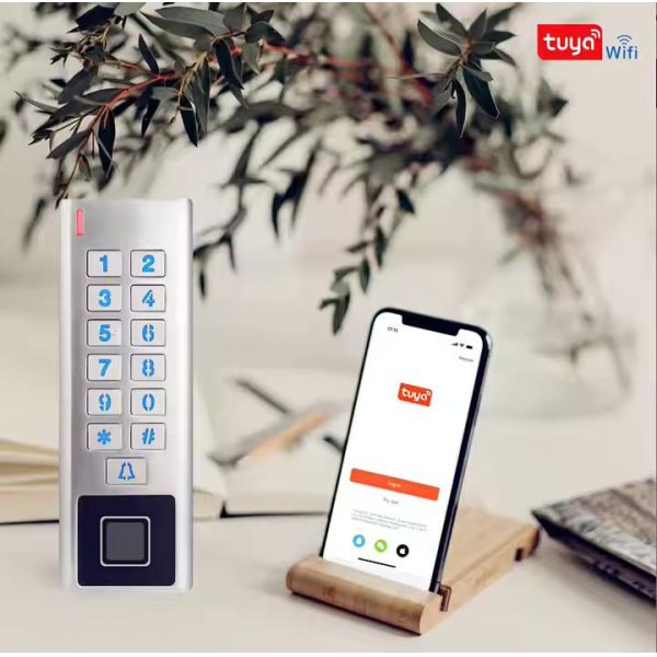 Weatherproof Outdoor Metal Keypad Access Control with WiFi and Tuya App Integration