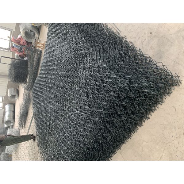 Hot Galvanized Gabion Basket Wall for River Construction and Bending Service