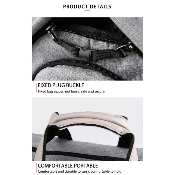 Business Men'S Travel Duffle Bag Length 55cm Width 28cm Height 30cm