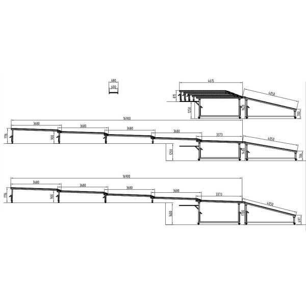 Telescopic Gravity Roller Conveyor for Unloading Containers
