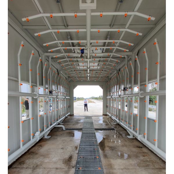 Raining Test Booth For Mini Bus High Pressure Water Leackage Inspection Room