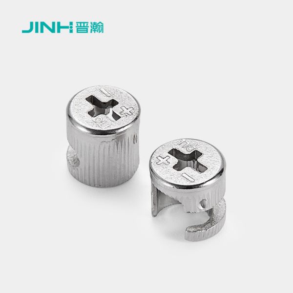 Modular Cam Lock And Nut Zinc Plated Finish For Cabinet Assembly