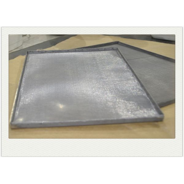 304 Stainless Steel Wire Mesh Tray With Rectangular For Filtering