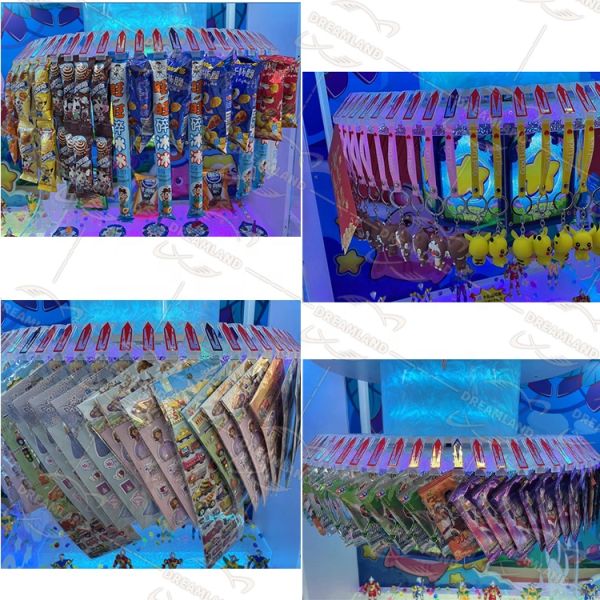 2022 Dreamland exclusive new coin operated gamed clip machine prize gift machine snack clip game machine