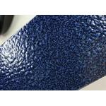 China Blue Hammer Texture Thermosetting Outdoor Powder Coating Metallic Effect for sale