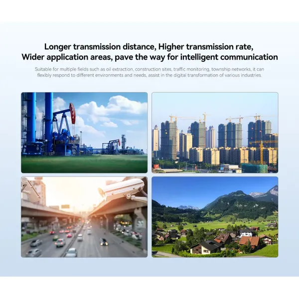 High Power Designed Long Range 5.8g Outdoor CPE with Wi-Fi6 Standard and Ipq5018 Qualcomm Chipset