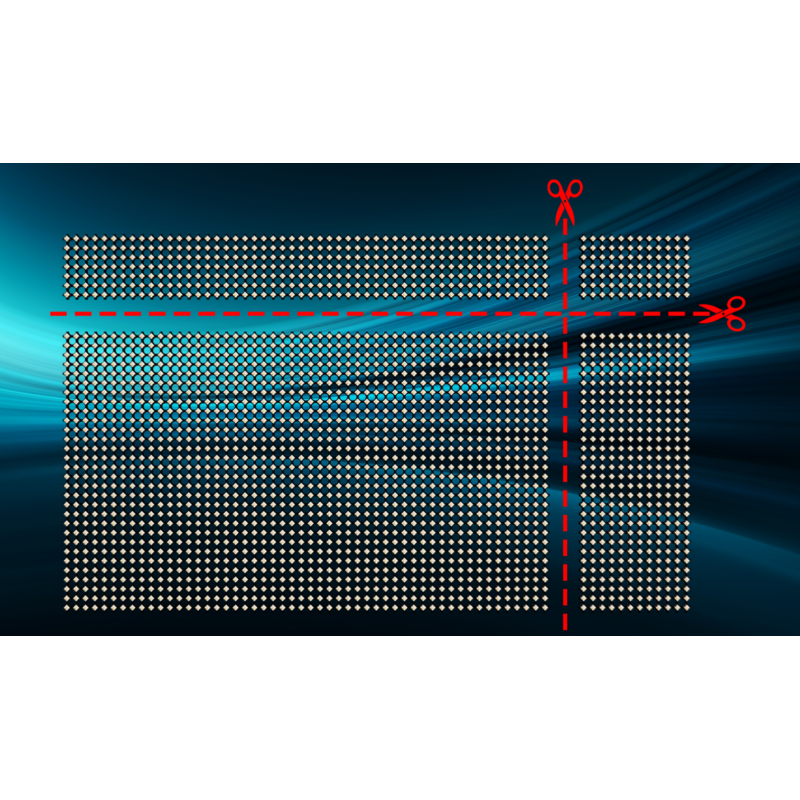 Factory Customized Indoor LED Screen Transparent Full Color LED Display Holographic Screens
