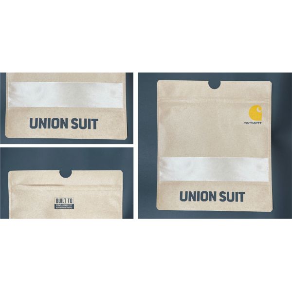 Degradable Paper Plastic Composite Bag Recyclable Printing Patterns