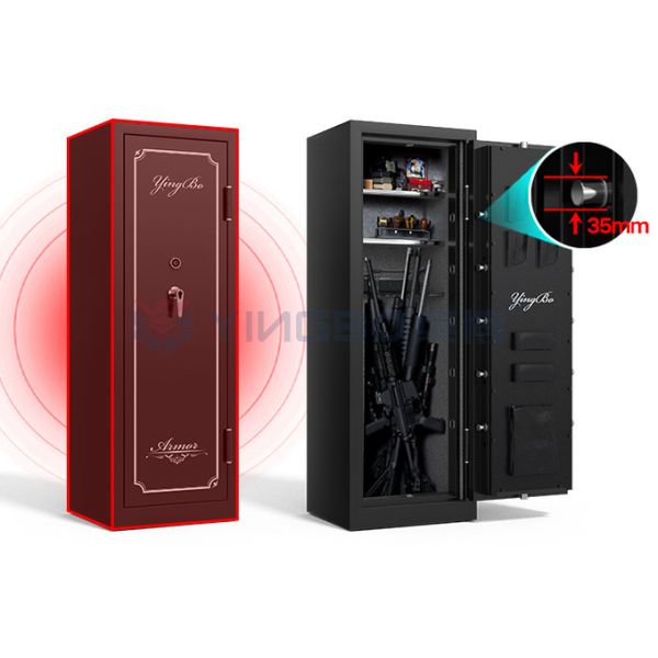 Digital Safe Box Gun Safe Box 75 Mins Fireproof Protection Fireproof Money Box