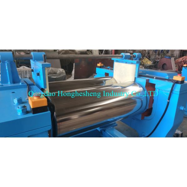 Nylon Bush Open Mill Rubber Mixing With Manual Gap Adjustment Device