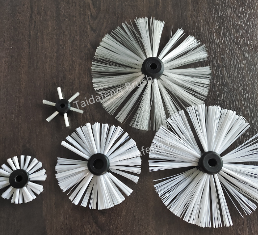 Strong Nylon Pipe Painting Brush For Duct Cleaning And Coating Applicator