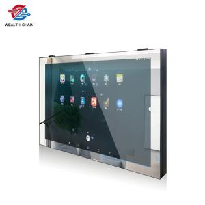 China Wall-mount 30% / 50% Transmittance Mirror Outdoor LCD Digital Signage Smart TV on sale