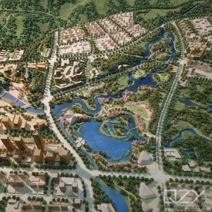 Buy cheap Architecture Landscape City Planning Model Aecom 1:2500 Meixi Lake Urban Design product
