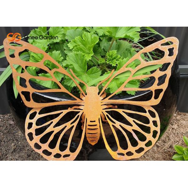 New Design Corten Steel Metal Garden Ornaments Decorative