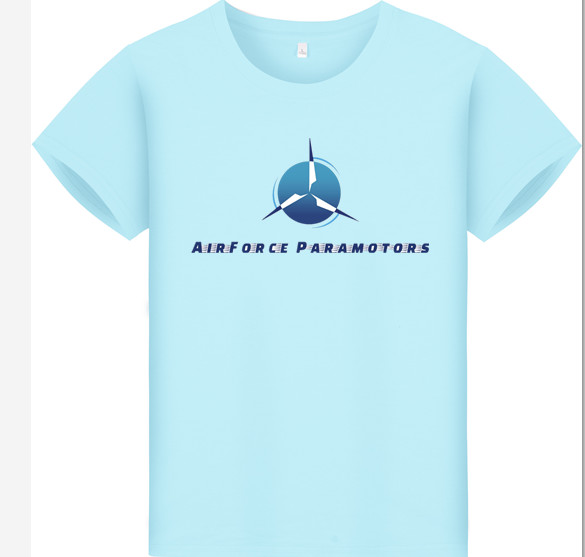 Custom Paragliding Paramotor short Sleeve T shirt Paragliding Pictogram Flight Sports cheap price fast delivery