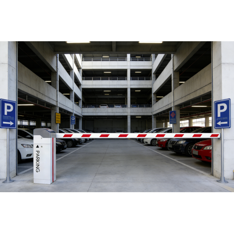 Compact Automatic Parking Barrier Gate All In One With License Plate Recognition