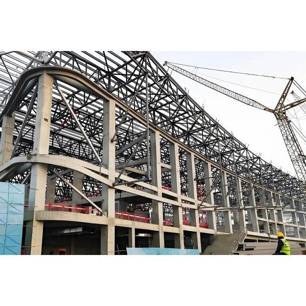 Customized Q355B Steel Frame Prefabricated Structure with Earthquake Resistant Design for Hotel Buildings