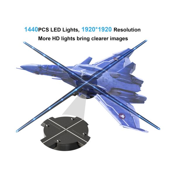 HDFocus 3d Hologram 100cm in the Air Advertising Display Outdoor Video Holographic Projector 3d Hologram Fan