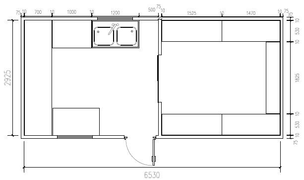 20FT Tiny Modular Dormitory Container Q235 Q355 Prefabricated Dormitory Unit