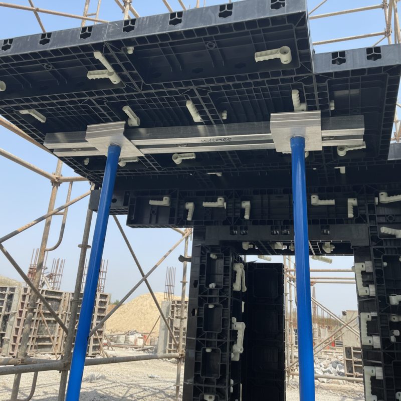 Black / White Modular Plastic Formwork Interlocking Plastic Formwork For Concrete Slab
