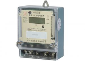 China Professional Prepaid Energy Meter Single Phase LCD Power Meter With Power Display on sale