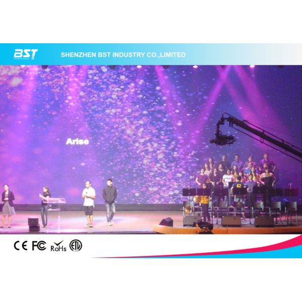 P4 SMD2121 Black LEDs Large LED Screen High Resolution , easy maintenance