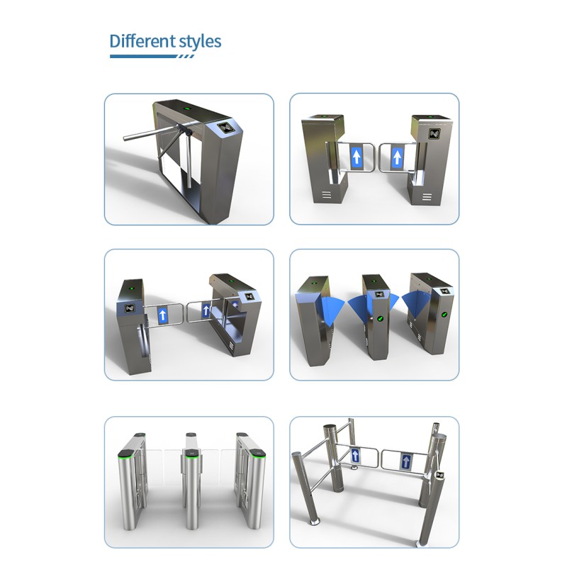 Electric Revolving Door Tripod Turnstile Access Control Anti Tailgating Tripod Security Gates