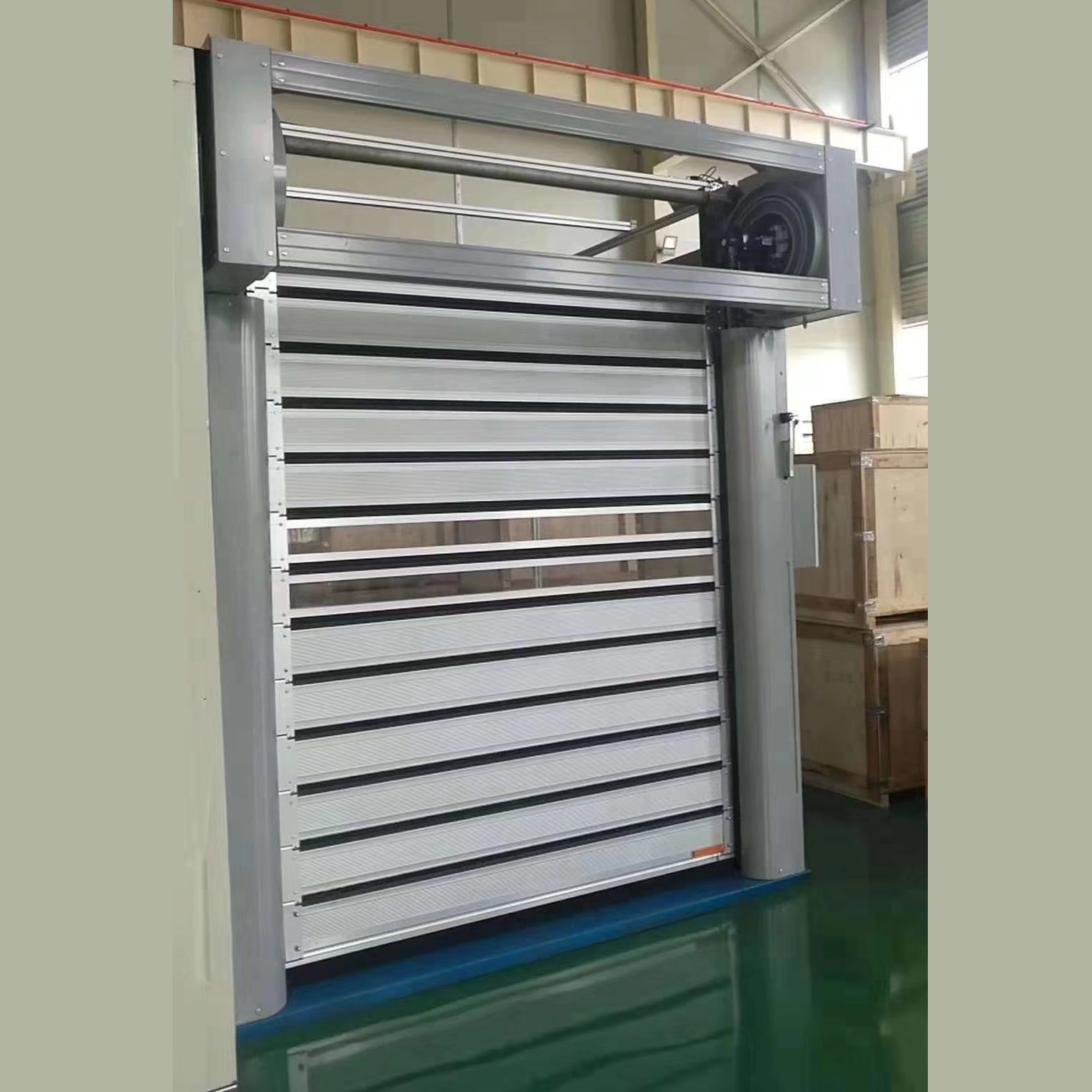 Spiral High Speed Door for Food Processing Plants