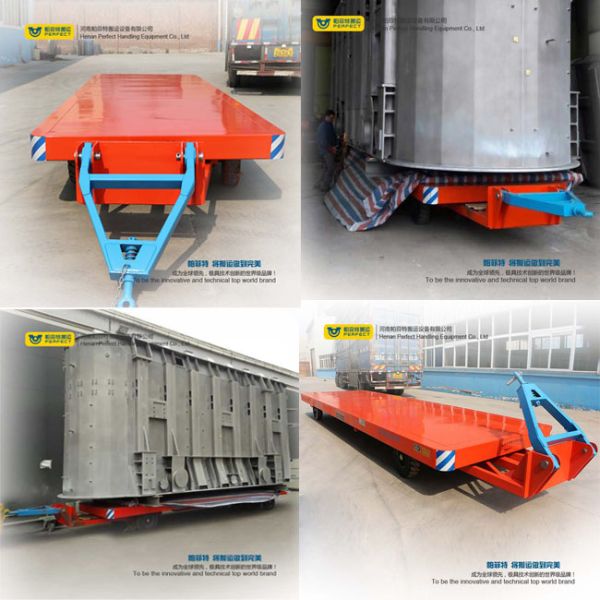 15T Transport Steerable Heavy Duty Plant Trailer with Draw Bar