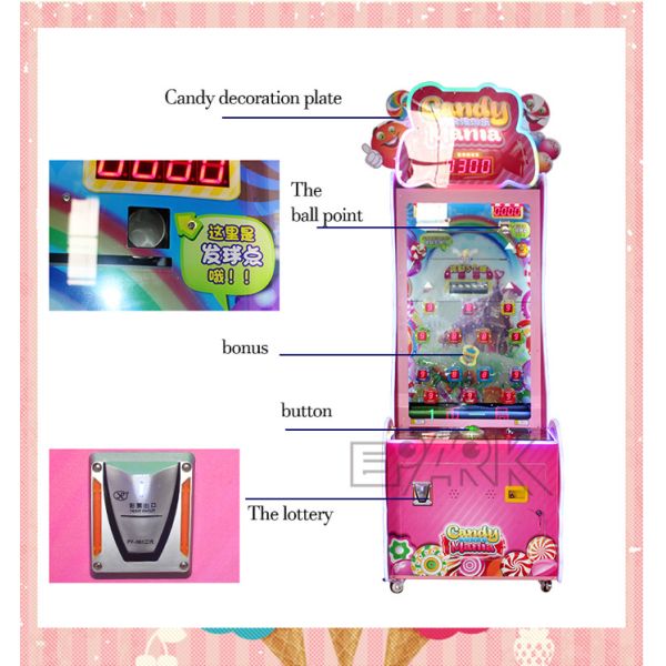 Hardware Drop Ball Win Tickets Arcade Lottery Game Machine