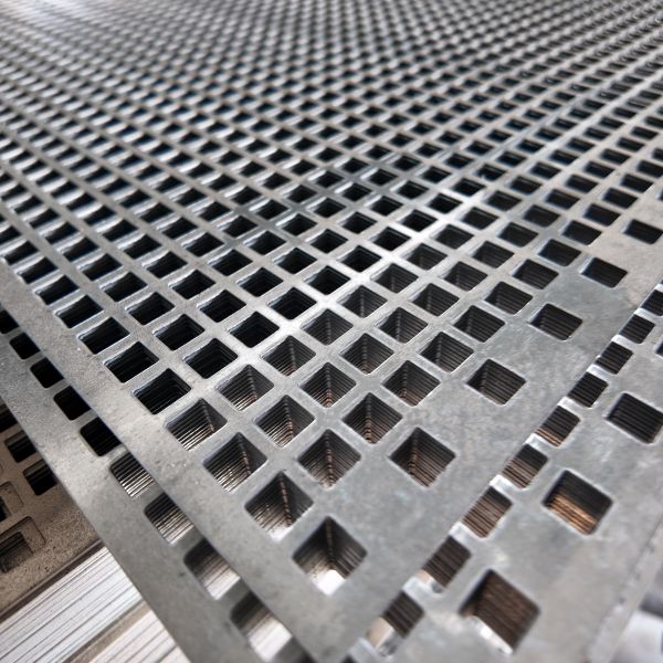 Square Perforated Aluminum Sheet For Decoration Customizable Color