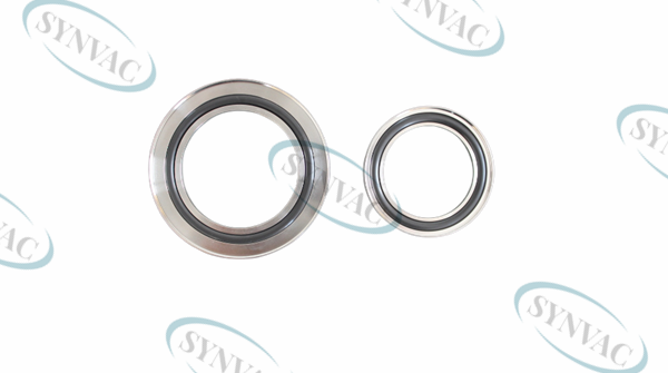 SUS304 or SUS316L KF Centering Ring With Outer Ring O Ring