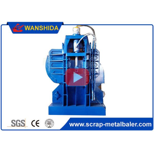 Full Automatic Metal Scrap Aluminum Baler Logger For Light Scrap Metal 3m Press Room