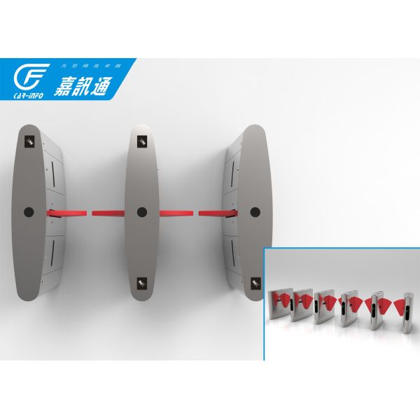 Subway Stainless Steel Turnstiles Remote Control , Exit Turnstile Entry Systems