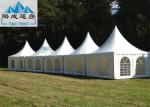 Aluminium Alloy White PVC Marquee Party Tent 8x8M , Outdoor Wedding Tent