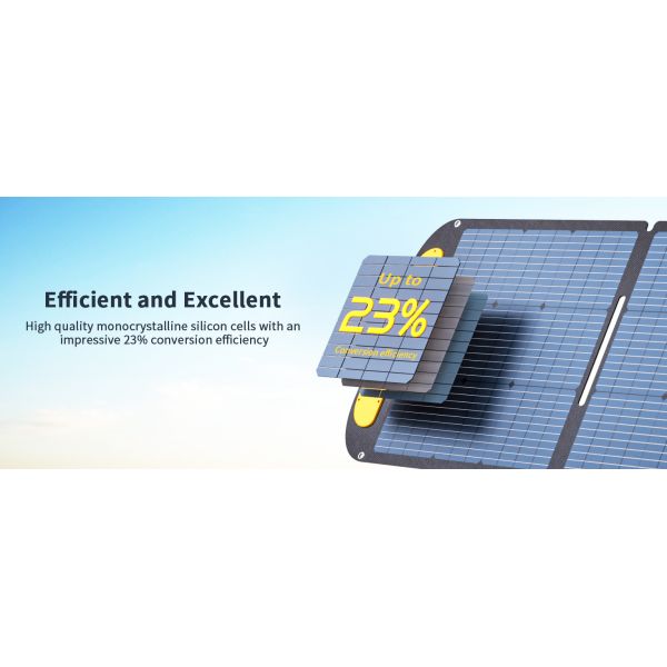Portable Hybrid Mono Solar Panel 110W 19V IP67 Waterproof