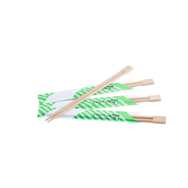 Promotional Personalize Twin Disposable Bamboo Panda Round Chopsticks