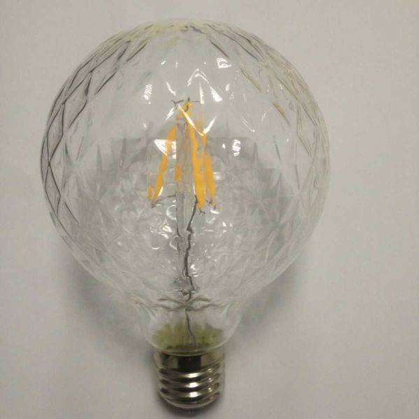 decoration lighting LED filament Globe bulbs G30 crystal cut glass