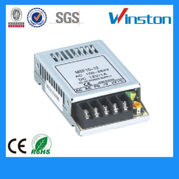 MSF - 10w Single Output Ultrathin Switching Power Supply Cold Start Current 30A / 230VAC